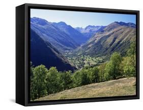 Valley Close to Castillion De Larboust, French Side of the Pyrenees, Midi Pyrenees, France-S Friberg-Framed Stretched Canvas