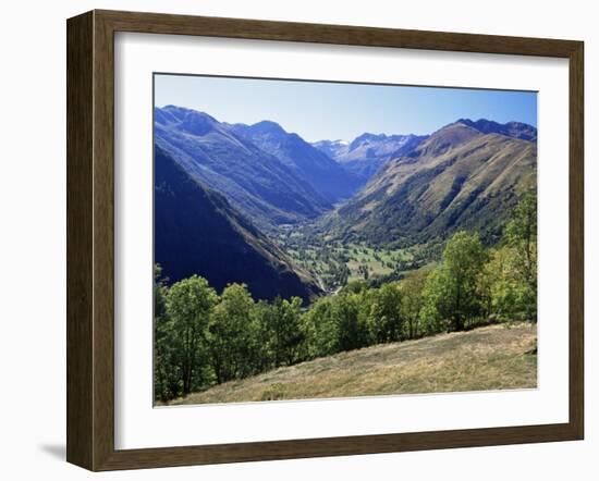 Valley Close to Castillion De Larboust, French Side of the Pyrenees, Midi Pyrenees, France-S Friberg-Framed Photographic Print