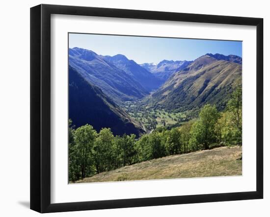 Valley Close to Castillion De Larboust, French Side of the Pyrenees, Midi Pyrenees, France-S Friberg-Framed Photographic Print