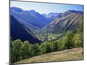 Valley Close to Castillion De Larboust, French Side of the Pyrenees, Midi Pyrenees, France-S Friberg-Mounted Photographic Print