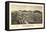 Valley Falls, New York - Panoramic Map-Lantern Press-Framed Stretched Canvas