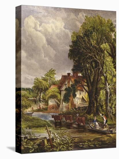 Valley Farm-John Constable-Stretched Canvas