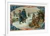 Valley Forge Campfire-null-Framed Premium Giclee Print