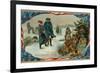 Valley Forge Campfire-null-Framed Premium Giclee Print