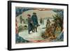 Valley Forge Campfire-null-Framed Art Print