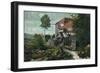 Valley from a mill, 1853-Anders Askevold-Framed Giclee Print