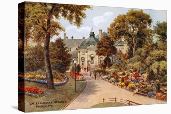 Valley Gardens Entrance, Harrogate-Alfred Robert Quinton-Stretched Canvas