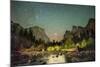 Valley Gates By Night In Yosemite National Park-Daniel Kuras-Mounted Photographic Print