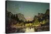 Valley Gates By Night In Yosemite National Park-Daniel Kuras-Stretched Canvas