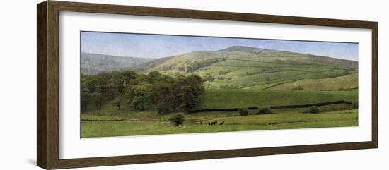 Valley Horses Panoramic-Pete Kelly-Framed Giclee Print