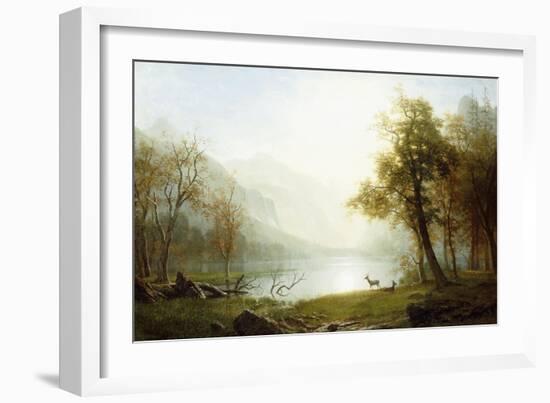 Valley in King's Canyon-Albert Bierstadt-Framed Giclee Print