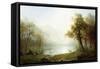 Valley in King's Canyon-Albert Bierstadt-Framed Stretched Canvas