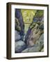 Valley in Tegernse; Schlucht in Tegernse-Auguste Macke-Framed Giclee Print