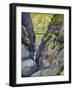 Valley in Tegernse; Schlucht in Tegernse-Auguste Macke-Framed Giclee Print