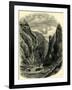 Valley in the Engadine Switzerland-null-Framed Giclee Print