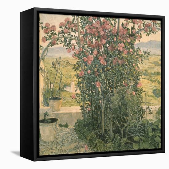 Valley in Umbria-Aleksandr Jakovlevic Golovin-Framed Stretched Canvas