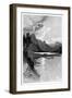 Valley Lake, Mount Gambier, South Australia, 1886-H Baker-Framed Giclee Print