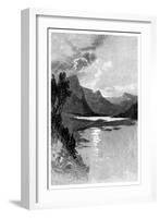 Valley Lake, Mount Gambier, South Australia, 1886-H Baker-Framed Giclee Print