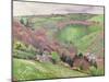 Valley Landscape, 20th Century-null-Mounted Giclee Print