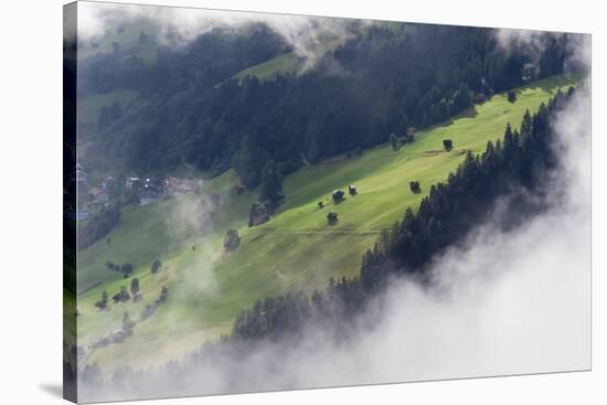 Valley Landscape Near Fliess, Naturpark Kaunergrat, Tirol, Austria, July 2008-Benvie-Stretched Canvas