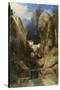 Valley near Amalfi-Karl Blechen-Stretched Canvas