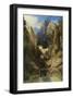 Valley near Amalfi-Karl Blechen-Framed Art Print