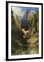 Valley near Amalfi-Karl Blechen-Framed Art Print