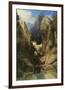 Valley near Amalfi-Karl Blechen-Framed Art Print