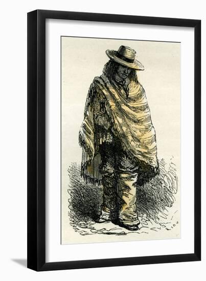 Valley of Arequipachacarero 1869, Peru-null-Framed Giclee Print