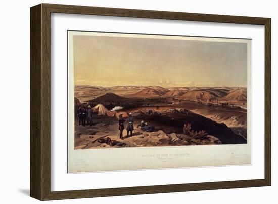 Valley of Chernaya River-William Simpson-Framed Giclee Print