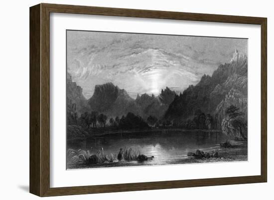 Valley of Durance-WH Bartlett-Framed Art Print