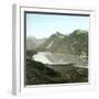 Valley of Engadine (Switzerland), Lake Sils and Lunghino's Peak, Circa 1870-1875-Leon, Levy et Fils-Framed Photographic Print