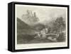 Valley of Engeholle and Ruins of Schonberg-William Tombleson-Framed Stretched Canvas