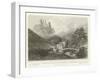 Valley of Engeholle and Ruins of Schonberg-William Tombleson-Framed Giclee Print