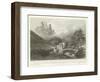 Valley of Engeholle and Ruins of Schonberg-William Tombleson-Framed Giclee Print