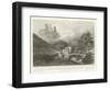 Valley of Engeholle and Ruins of Schonberg-William Tombleson-Framed Giclee Print