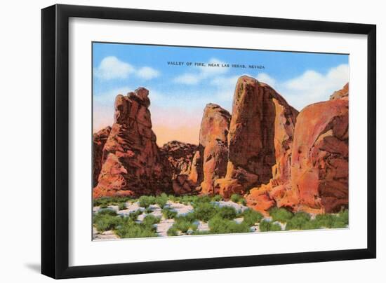 Valley of Fire, Las Vegas, Nevada-null-Framed Art Print