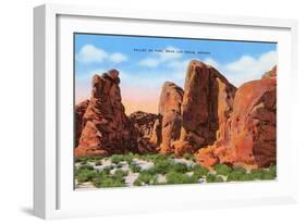 Valley of Fire, Las Vegas, Nevada-null-Framed Art Print