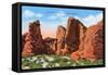 Valley of Fire, Las Vegas, Nevada-null-Framed Stretched Canvas