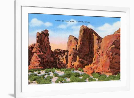 Valley of Fire, Las Vegas, Nevada-null-Framed Premium Giclee Print