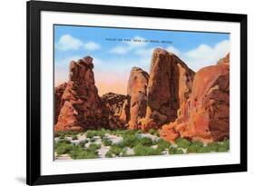 Valley of Fire, Las Vegas, Nevada-null-Framed Premium Giclee Print