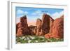 Valley of Fire, Las Vegas, Nevada-null-Framed Art Print