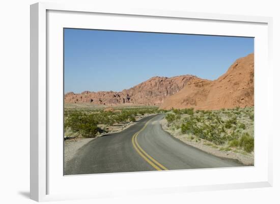 Valley of Fire State Park Outside Las Vegas, Nevada, United States of America, North America-Michael DeFreitas-Framed Photographic Print