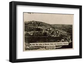 Valley of Hinnom, Suloe, Near Jerusalem-null-Framed Photographic Print