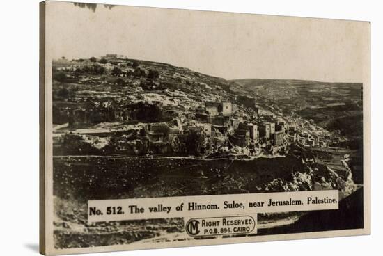 Valley of Hinnom, Suloe, Near Jerusalem-null-Stretched Canvas