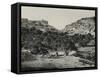 Valley of Jehosaphat from the South, 1850s-Mendel John Diness-Framed Stretched Canvas