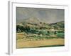 Valley of Mount St. Victoire-Paul Cézanne-Framed Giclee Print