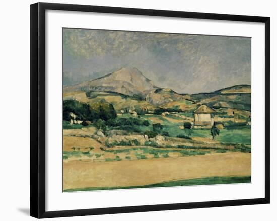 Valley of Mount St. Victoire-Paul Cézanne-Framed Giclee Print
