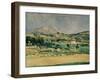 Valley of Mount St. Victoire-Paul Cézanne-Framed Giclee Print