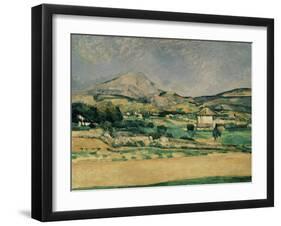 Valley of Mount St. Victoire-Paul Cézanne-Framed Giclee Print